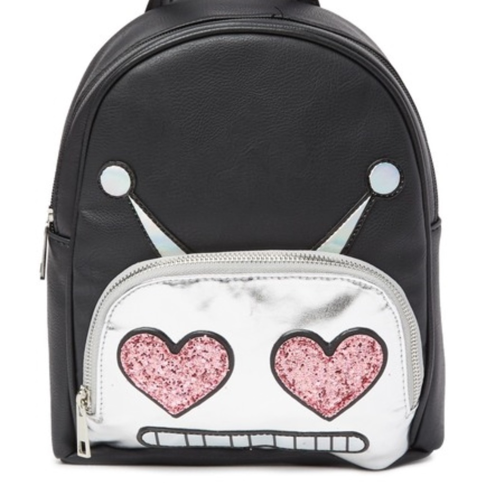 ***Mini Glitter Robot Backpack****
